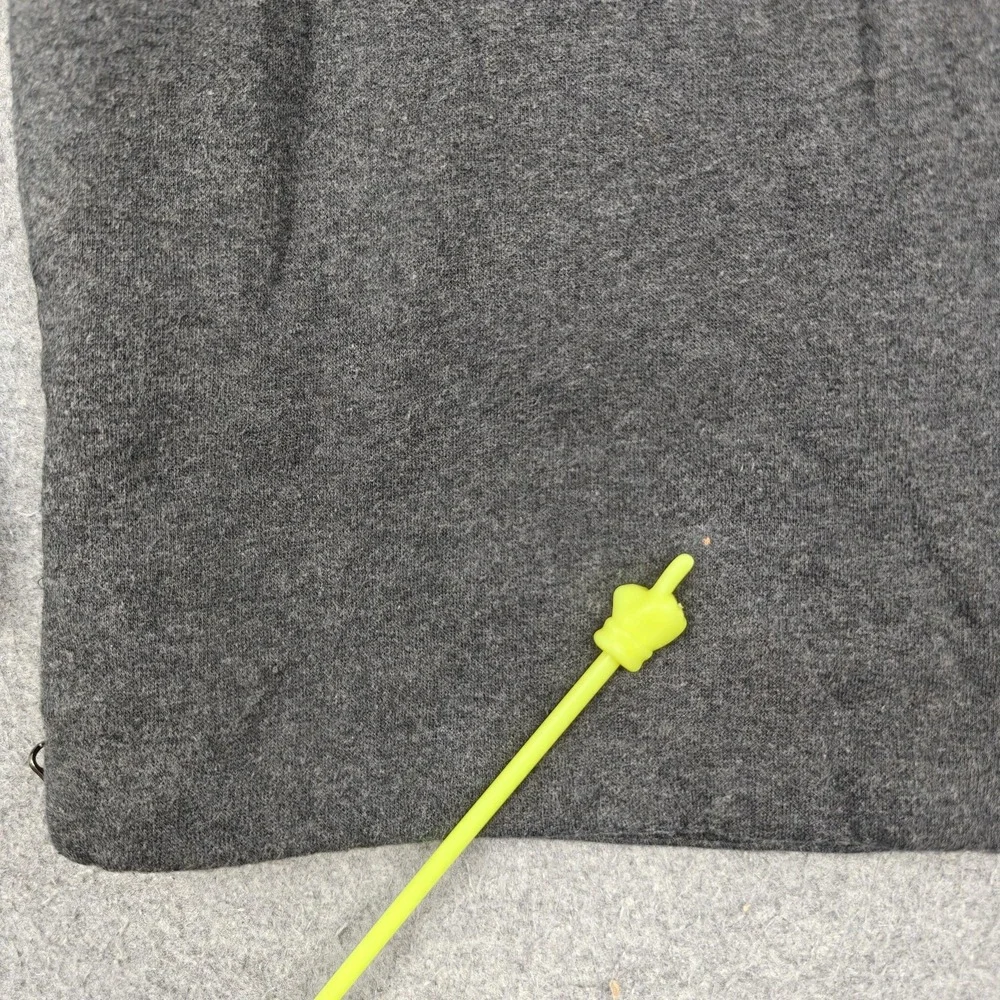 Lululemon Sweatshirt Womens 4 Gray Fleece Side Zip Pocket Crewneck Pullover